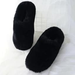 Natural Sheepskin Fur Slippers for Women Warm Wool Winter Indoor Home Shoes Fashion Casual Lady Slip-On House Slippers