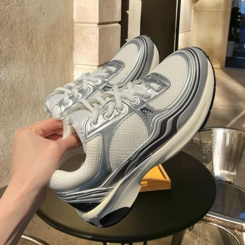 Fashion Basic Chunky Sneakers Unisex 2026 New Daily Matching Breathable Cushion Thick Sole Walking Sneakers