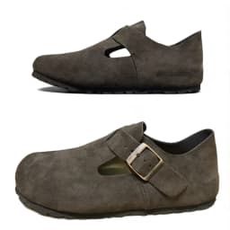 High-end all-inclusive men's and women's genuine leather cork thick-soled insole height-increasing Bokun shoes casual shoes