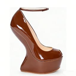 Platform Fretwork Heels Peep Teo Pums Sexy Pointed Toe Leather Solid Accept Custaomized New Arrivals Fashion Women Runway Shoes