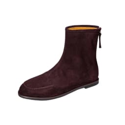 NEW Autumn/Winter Women Boots Sheep Suede Leather Shoes Women Round Toe Low Heel Shoes Slip-on Chelsea Boots Zipper Short Boots