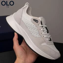 Gray Light Blue Color Block Mesh Dad Shoes Breathable Thick Platform Shock Absorb Casual Sneakers Unisex