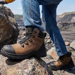 High Quality Men's Safety Boots Genuine Leather Work Boots Puncture-Proof Indestructible Shoes Waterproof Security Boots Male