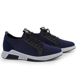 Men Lift Sneakers Summer Breathable Man Sports Elevator Shoes Height Increase Shoes Insole 7-8cm Fashion Casual Shoes