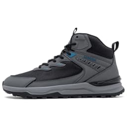 HOBIBEAR Men Wide Width Ankle Boots Mid-Top Hiking Running Shoes Non-Slip Outdoor Trail Walking Sneakers for Male