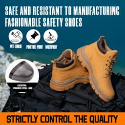 AOYU WINTER New Styles Men Safety Boots With Steel Toe Cap Anti-smash Work Sneakers Safety Shoes Men IndestructibleWork Boots