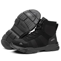 Wear Resistant Men's Safety Boots Soft Work Sneakers Anti Impact Anti Piercing Fashion Comfort Outdoor Men's Shoes