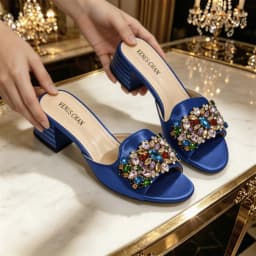 Italian Fashion Banquet Shoes and Bags African Women's Hand Bags with Rhinestone Decoration and Women's High Heels