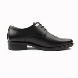 Domestically Made Leather Men's Derby Shoes Square Shoelace Comfortable Height Increasing 4cm Stylish Business Dress Shoes