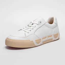 CHCH Women's Casual Shoes 2024 New Simple White Lace up Cow Leather Flat Shoes Comfortable Walking Shoes