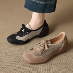 AIYUQI 2026 New Women's Loafers Shoe Anti-Slip Lace-Up Comfortable Women Shoes Spring and Autumn Breathable Formal Female Shoes