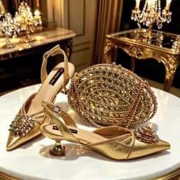New Italian Pumps & Bag Set 2026 INS Style Pointed Elegant Champagne Color Rhinestone High Heels For Wedding Party Evening Women