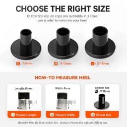 100 Pairs Heel Stopper Heel Repair Caps Covers for Outdoor Wedding Party Favor Heel Protectors Stop Sinking at Grass and Cracks