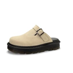 Outdoor Sandals Women Men Genuine Cow Leather Roud Toe Back Belt Strap Buckle Sewing Sole Ladies Shoes Handemade British Retro