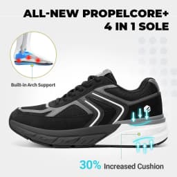 FitVille Extra Wide Shoes For Men Wide Walking Shoes Wide Width Casual Sneakers Comfortable Orthopedic Shoe Arch Support Lightweight For Swollen Feet Plantar Fasciitis Neuropathy