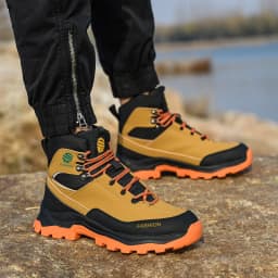 Wear Resistant Men's Safety Boots Soft Work Sneakers Anti Impact Anti Piercing Fashion Comfort Outdoor Men's Shoes