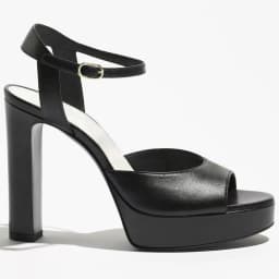 2026 Summer New Arrivals Chunky Heel Round Toe Sandals Platform Thick Sole Ankle Strap Fashion Show Dress Sandals For Women