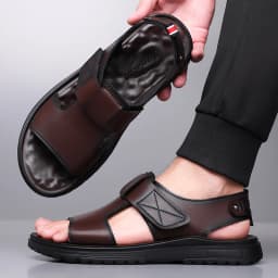 Men's Summer Fashion Sandals Trendy Beach Shoes Thick Bottom Soft Bottom Outdoor Slippers Comfortable Footwear for Men-6189