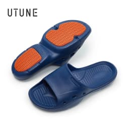 UTUNE-Rubber Non-Slip Sole Slippers for Men and Women Slides for Shower Indoor Bathroom Home Shoe for Pregnant Woman and Elderly