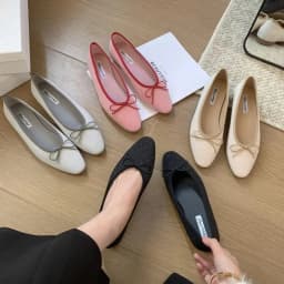 Bailamos Brand Women Flat Shoes Round Toe Moccasins Thick Heel Flats Ballerina Shallow Shoes Casual Outdoor Slip On Ballet Flats