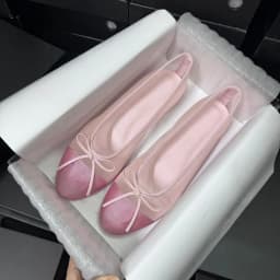 2026 New Spring style bow tie women's ballet flats made of genuine leather. Available in various colors.35-41