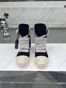 Classic Canvas High Top Men Shoe Designer Follow Engaging Trainer Jumbo Lace-up Luxury Ankle Boot Black Platform Women Sneaker
