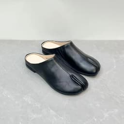 Careaymade-Handmade Genuine Leather Big Size Women's Slippers, Cowhide High-End Sense Niche Split Toe Flat Men's Slippers 35-45