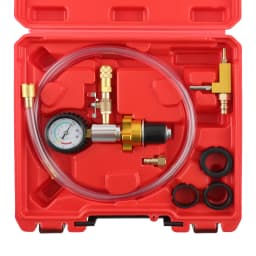 Vacuum Cooling System Car Radiator Coolant Refill Purging Tools Gauge Kit