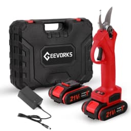 Geevorks 21V Cordless Electric Pruner Pruning Shear Efficient Fruit Tree Bonsai Pruning Branches Cutter Landscaping Tool