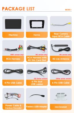9" Hizpo 2Din CarPlay Android Auto Car Radio for Mazda 3 2004 - 2009 Snapdragon 6115 Headunit GPS Navi 4G BT RDS DSP SWC 360°CAM