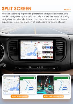 Hizpo Wireless CarPlay Android Auto For Peugeot Expert 3 Citroen Jumpy 3 SpaceTourer 2016 - 2021 Car Radio Multimedia Video GPS
