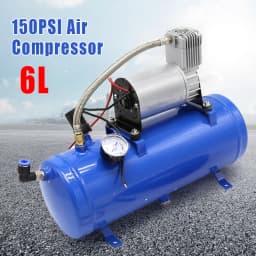 Air Compressor DC 12V 150psi Air Compressor System with Universal 6 L Tank Train Air Horn Kit Air Horn Kit