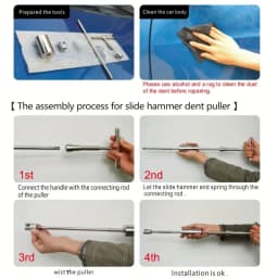 Car Dent Repair Tool Auto Body Part Mechanical Sheet Metal Paintless Dent Removal Puller Kit Hand Tools Kit Set