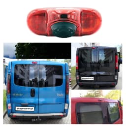 ESSGOO Reversing Rear View Backup Camera Night Vision 3rd Brake Light for Renault Trafic MK2/Vauxhall/Opel Vivaro A X83