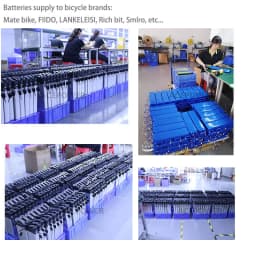 36V Ebike Battery For ADO A20 A20F MATE City BIKE Fiido M1 Folding Electric Bike 36V 10.4Ah 12.5Ah 17.5Ah Replacement Battery