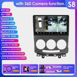 Hizpo AI Voice Radio For Mazda 5 2005 - 2010 4G Car Multimedia Video Player GPS 2din Autoradio Wireless CarPlay Android Auto DSP