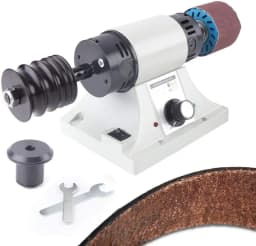 350W Leder Poliermaschine Lederprodukt Polieren Poliergerät 0-8000 U/min Einstellbar,Leather Polierer