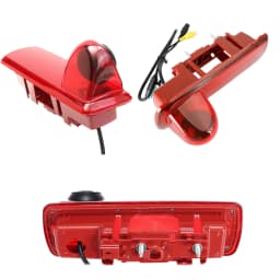 ESSGOO Reversing Rear View Backup Camera Night Vision 3rd Brake Light for Opel Vauxhall Vivaro Renault Trafic MK3 NI-SSAN NV300