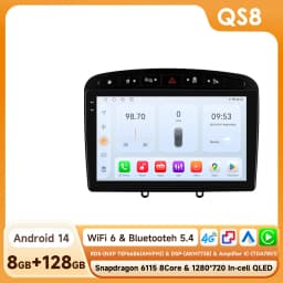 Hizpo Car Intelligent Systems For Peugeot 308 308SW 408 2012 - 2020 Raido CarPlay Android Auto No 2 din 2din DVD GPS Navigation