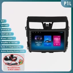 Hizpo 2Din 10.1inch Android13 Car Radio for Nissan ALTIMA TEANA 3 2013 - 2018 Navigation GPS RDS DSP BT 4G CarPlay Android Auto