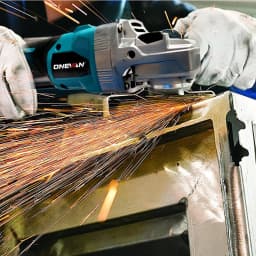 ONEVAN 125MM Brushless Electric Angle Grinder 6 Gears Cordless PolishIing Grinding Cutting Power Tools For Makita Battery Pin