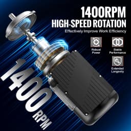 SucceBuy 0.55KW Electric Motor AC Air Compressor Motor Single Phase 19mm Keyed Shaft CW/CCW Rotation for Agricultural Machinery