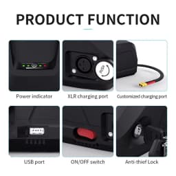 Ebike Battery Hailong 36V 48V 52V 15Ah 20Ah 24Ah 18650 21700 Electric Bike Batteria for 250W 350W 500W 750W 1000W Motor
