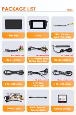 10.1" Hizpo CarPlay 2Din Android Auto Car Radio for VW Volkswagen Passat B8 2015 - 2020 GPS RDS DSP SWC 4G BT Snapdragon 6115