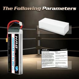 HRB 3S 2600mAh Lipo Battery 11.1V 35C XT60 RC Lipo Battery Compatible with RC Quadcopter Airplane Helicopter Car Truck Boat