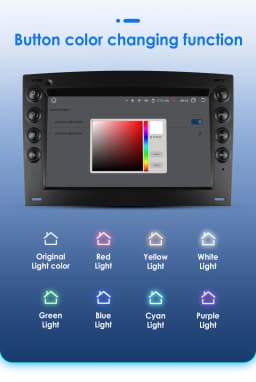 Hizpo 7" Android 13 Car Multimedi for Renault Megane 2 2002 - 2009 Radio Video Player GPS Stereo Carplay 2din Head Unit 8+128G