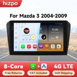 Hizpo 8 Core 6115 Car Radio Multimidia For Mazda 3 2004 - 2009 2din Head Unit GPS Stereo Carplay Android Auto Video Player RDS