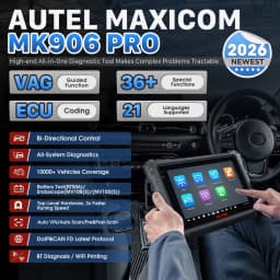 Autel Maxicom Mk906S Pro Diagnostic Tool Bluetooth Scanner Car Ecu Coding Mk906 Pro Automotive Tools Pk Ms906Bt Mk906 Pro