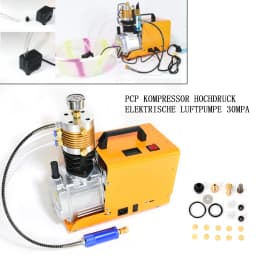 30Mpa PCP Air Compressor 220V 1.8KW High Pressure Air Pump Portable Pneumatic PCP Rifle Airgun Scuba Inflator 2800RPM