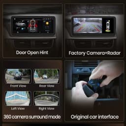 Junsun Android 13 Wireless CarPlay Android Auto Car Radio For Audi A4 S4 A5 S5 2009-2016 4G WiFi BT GPS Touch Screen Autoradio